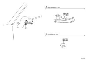 Front Fender Light (Left) 81740-0R050 for Toyota Front Lander
