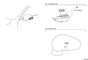 Front Fender Lamp (Left) 81740-11020 for Lexus LBX