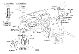 Dashboard Fuse Box 82733-60P31 for Toyota Land Cruiser