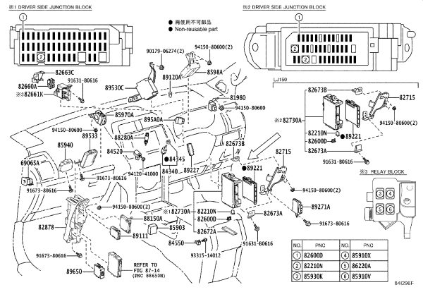Transmission Control Module 89530-60600 for Toyota Land Cruiser Prado