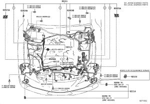 Engine Compartment Wire Harness 82111-0P103 for Toyota Reiz
