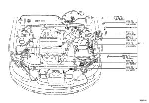 Engine Room Wiring Harness 82111-3Y241 for Lexus ES300
