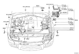 Engine Room Wiring Harness 82112-60500 for Toyota Land Cruiser