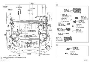 Engine compartment harness 82112-0G060 for Toyota Land Cruiser Prado