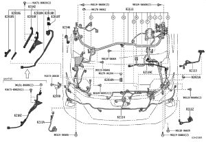 Engine compartment harness 82112-V2020 for Toyota Alphard