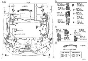 Engine compartment wiring harness 82113-78090 for Lexus NX Series