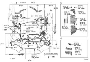Front Bumper Parking Sensor Wiring Harness 82114-30290 for Lexus GS Series