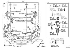Headlamp Wiring Harness 82114-48100 for Lexus RX Series