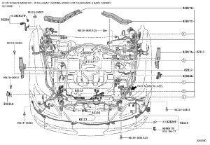 Headlight Harness 82114-50010 for Lexus LS460