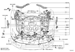 Headlight Wiring Harness 82114-50050 for Lexus LS460