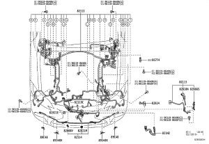 Headlamp Wiring Harness 82114-50111 for Lexus LS500