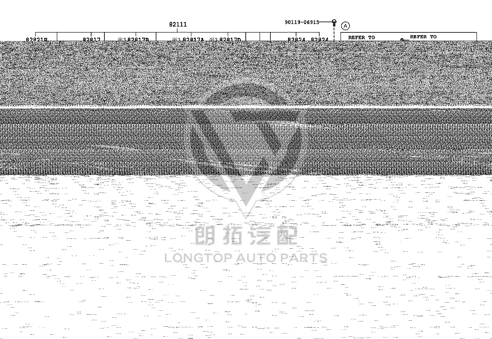 Headlamp Wiring Harness 82114-53020 for Lexus IS250