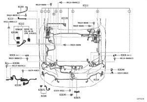 Headlamp wiring harness 82114-60420 for Lexus LX600