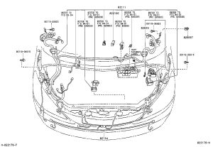Engine Compartment Wire Harness 82115-28750 for Toyota Previa