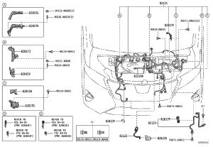 Engine Wiring Harness 82121-58090 for Toyota Alphard