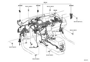 Instrument Panel Auxiliary Wire Harness 82140-48041 for Lexus RX