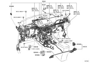 Instrument Panel Sub-Wire Harness 82140-76010 for Lexus CT200H