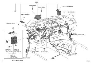 Instrument Panel Harness 82141-47L10 for Toyota Prius