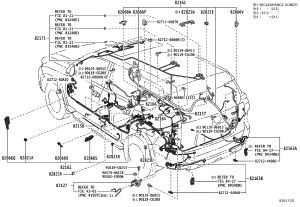 Floor 4 Harness 8216A-0G020 for Toyota Land Cruiser Prado
