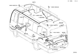 Automatic Fan Harness 82376-0S010 for Toyota Coaster
