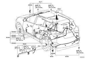 Frame Harness Set 82164-0R040 for Toyota RAV4