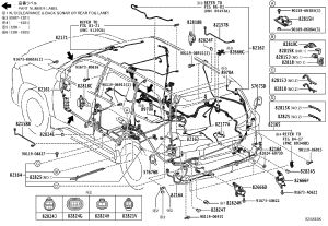 No. 2 Frame Wiring Harness 821656-0480 for Lexus LX450D