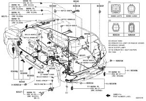 Floor Wire Harness 8216B-60120 for Toyota Land Cruiser Prado