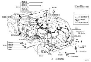 Roof Wire Harness 82171-0G030 for Toyota Land Cruiser
