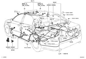 Roof Wiring Harness 82171-0N010 for Toyota Crown