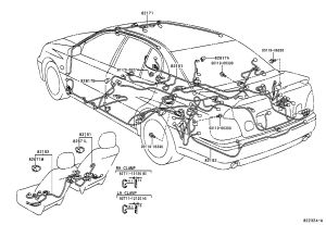 Roof Wire Harness 82171-30771 for Lexus GS300