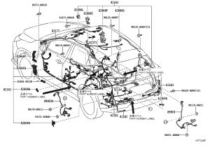 Rear Trunk Lid Wire Harness 82181-78170 for Lexus NX Series