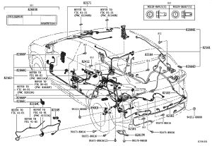 Rear Trunk Lid Wire Harness 82183-78010 for Lexus NX Series