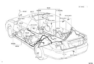 Body Wiring Harness 82199-33101 for Lexus ES300