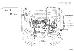 Sensor Wiring Harness 82219-06020 for Toyota Camry