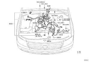 Sensor Harness 82219-60090 for Toyota Land Cruiser