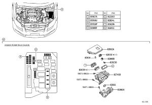 Insurance Chip 82620-12280 for Toyota Auris