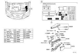 Engine Fuse Box Base 82720-33120 for Toyota Camry