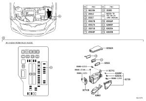 Fusible Link Block Assembly 82620-48090 for Toyota Venza