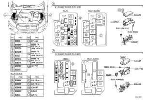 Engine Fuse Box Upper Cover 82662-42190 for Toyota RAV4