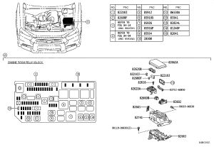 Engine Fuse Box Base 82663-60170 for Toyota 4RUNNER
