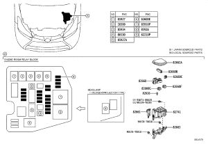 Relay assembly 82660-0H070 for Toyota 4RUNNER