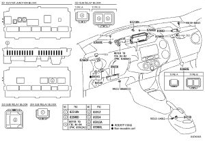 Relay assembly 82660-20340 for Toyota ALPHARD