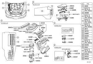Engine room relay box No.3 82743-50050 for Lexus LS460