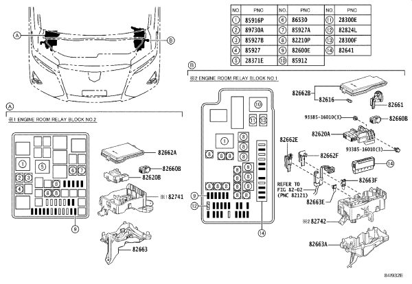 Integrated Relay 1 82641-58030 for Toyota ALPHARD