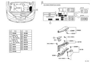 Engine Fuse Box Base 82720-33100 for Toyota Camry