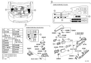 Engine Fuse Box Base 82663-33200 for Toyota Camry