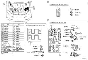 Engine Fuse Box Upper Cover 82662-60890 for Toyota Land Cruiser Prado