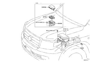 Engine Compartment Relay Box 2 82742-60040 for Toyota Land Cruiser