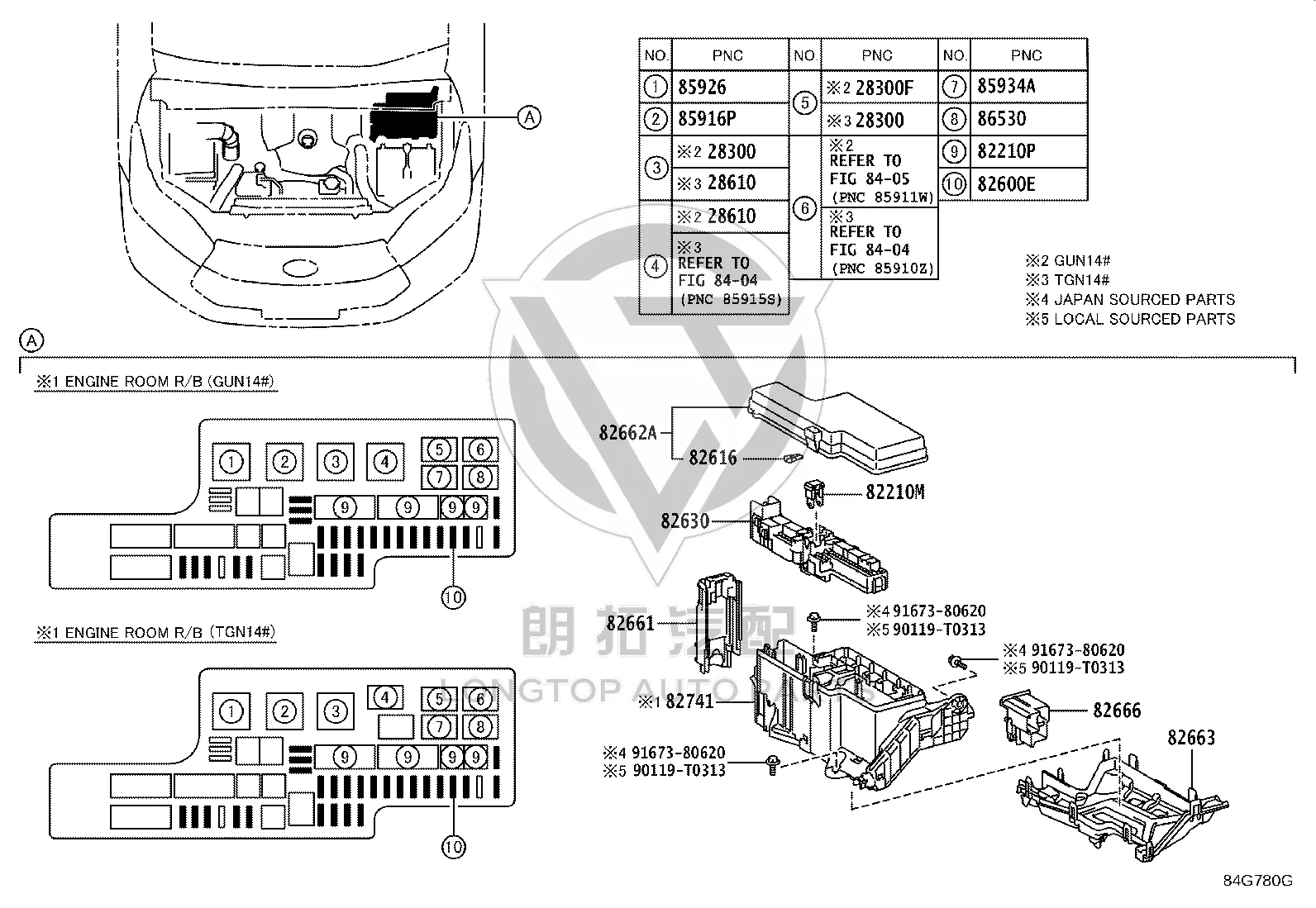 Engine Fuse Box Block 82741-0K020 for Toyota FORTUNER