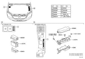 Engine Room No.5 Relay Box 82741-12050 for Toyota Corolla